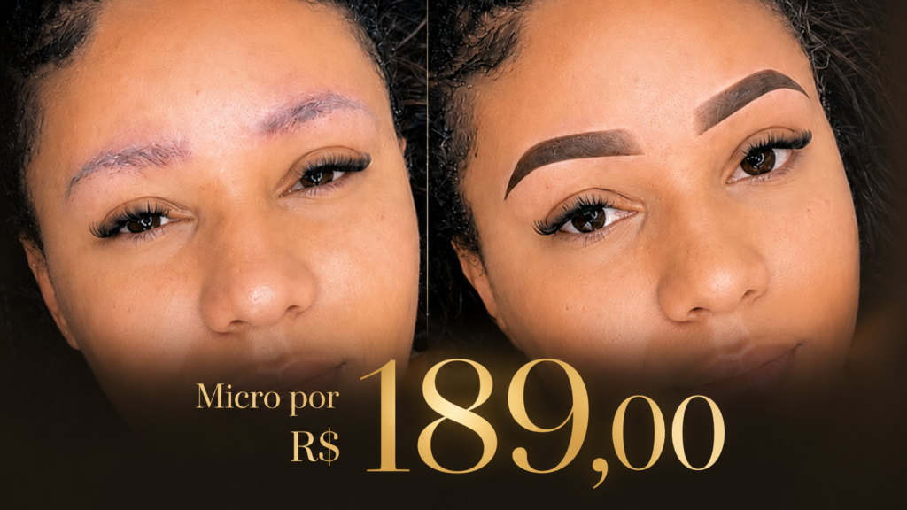 Sobrancelha apagada: correção com micropigmentação Sobrancelha apagada: correção com micropigmentação