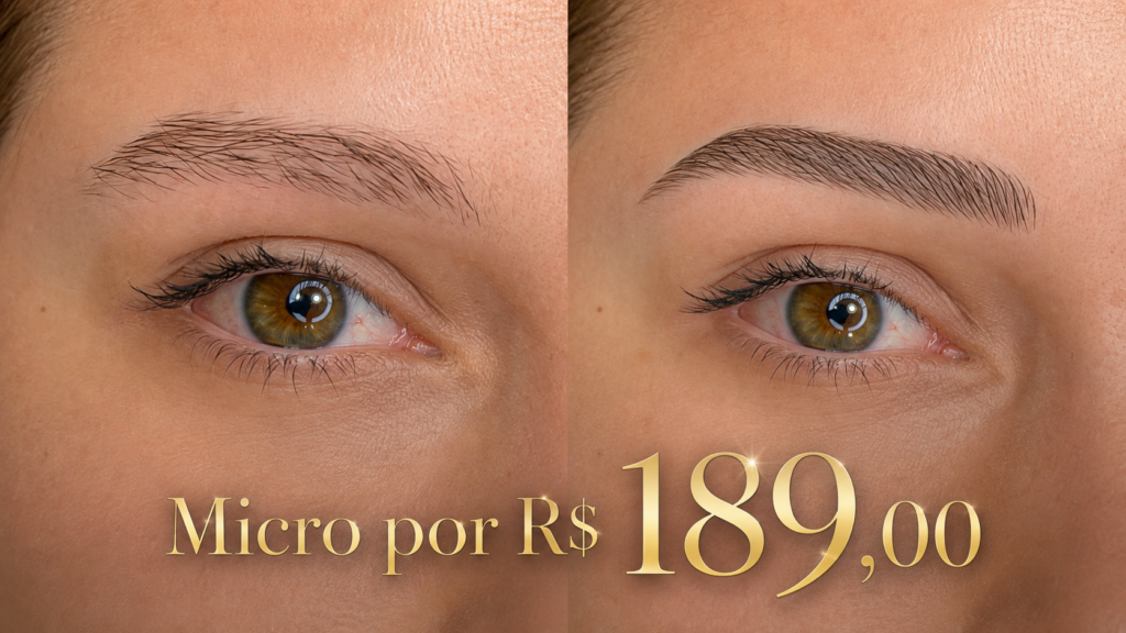 Micropigmentação de sobrancelhas fio a fio Micropigmentação de sobrancelhas fio a fio
