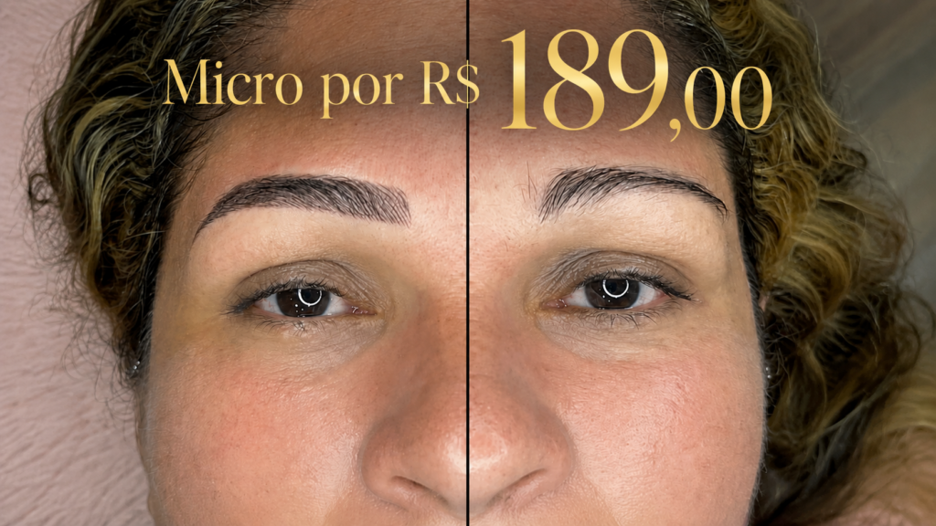 Sobrancelhas bonitas com micropigmentação Sobrancelhas bonitas com micropigmentação