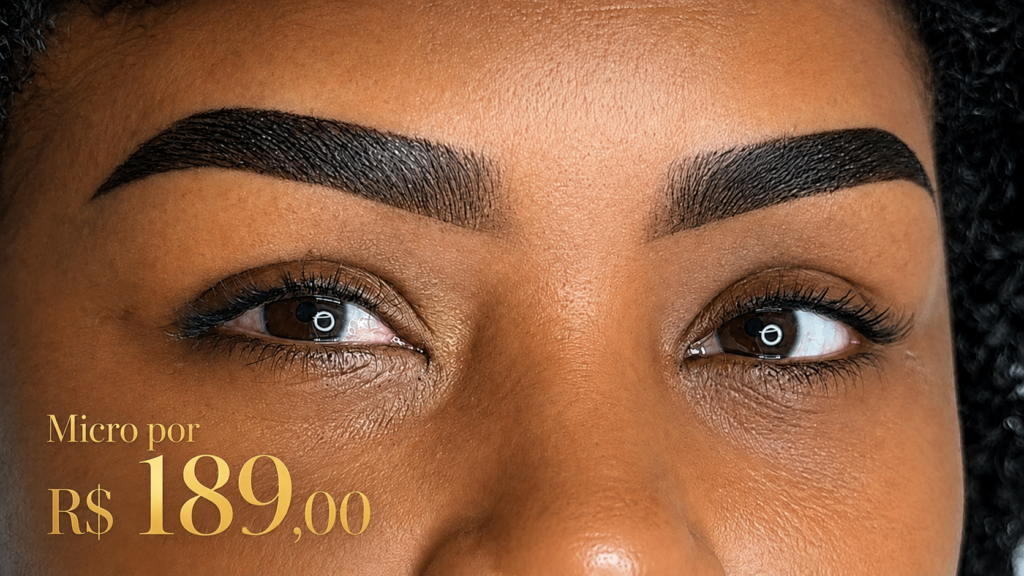 Sobrancelhas pigmentadas: beleza e praticidade Sobrancelhas pigmentadas: beleza e praticidade